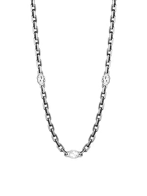 Pre-Owned Gucci Interlocking necklace SZ3022605168193