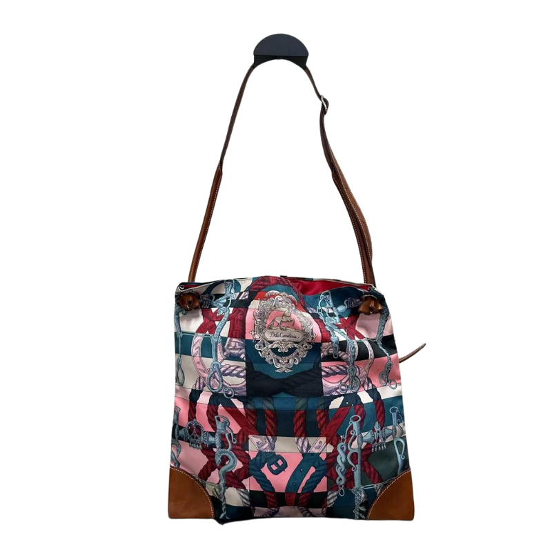 Pre-Owned Hermès Silky City PM (Petit Modèle) shoulder bag featuring the Della Cavalleria print SZ3022602071211