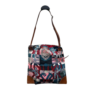 Pre-Owned Hermès Silky City PM (Petit Modèle) shoulder bag featuring the Della Cavalleria print SZ3022602071211