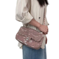 Pre-Owned  CHANEL Classic Small Double Flap Bag (Pink &amp; Gray Sequin) SZ3102608020285