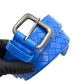 Pre-Owned Bottega Veneta Blue Woven Leather Belt SZ3102603234324