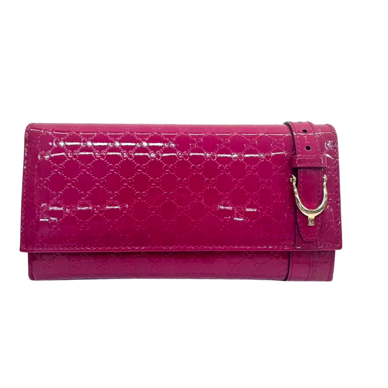 Pre-Owned Gucci Microguccissima Nice Continental Flap Wallet N23852559
