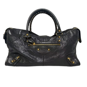 Pre-Owned Balenciaga Large Motorcycle Bag