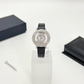 Pre-Owned Chopard Happy Diamonds Icons collection 18k white gold  diamonds and a premium leather strap SZ5102604162682