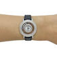 Pre-Owned Chopard Happy Diamonds Icons collection 18k white gold  diamonds and a premium leather strap SZ5102604162682