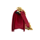 Pre-Owned CHANEL Le Boy Medium Flap Bag in burgundy chevron leather N23909162