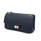 Pre-Owned CHANEL Paris-Hamburg 2.55 Nude Reissue 226 Flap Bag in navy blue limited-edition piece from the Pre-Fall 2018 Métiers d'Art collection SZ6072605121847