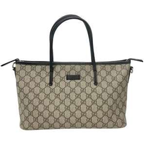 Pre-Owned Gucci GG Supreme Canvas Two-Way Zip Tote Bag SZ353437N21844987