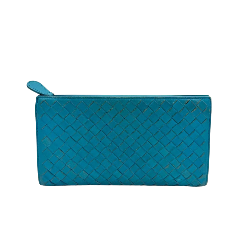 Pre-Owned  Bottega Veneta Women's Intrecciato Long Wallet is crafted from premium 100% lambskin leather (Nappa)  N23858058