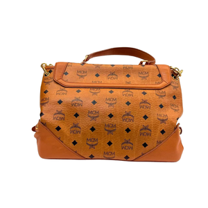 Pre-Owned MCM Visetos Flap Messenger Bag (Satchel Style) N23804950