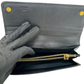 Pre-Owned Prada Black Saffiano Lux Leather Bow Flap Wallet N23882462