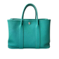 Pre-Owned Hermès Garden Party 30 Tote in Vert Véronèse (Verona Green) SZ6042607204102