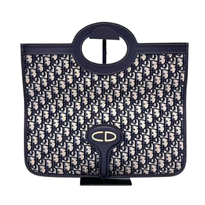 Pre-Owned Dior Oblique Fold Over Clutch / Foldable Tote Bag SZ6062607254992