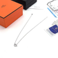 Pre-Owned Hermès Finesse Full-Diamond Pendant Necklace SZ3072607315874