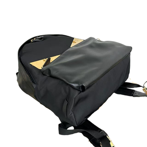 Pre-Owned  Fendi Black "Monster Eyes" backpack SZ3032606274832