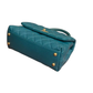 Pre-Owned CHANEL Small Coco Handle Bag in Peacock Green SZ6022607091811