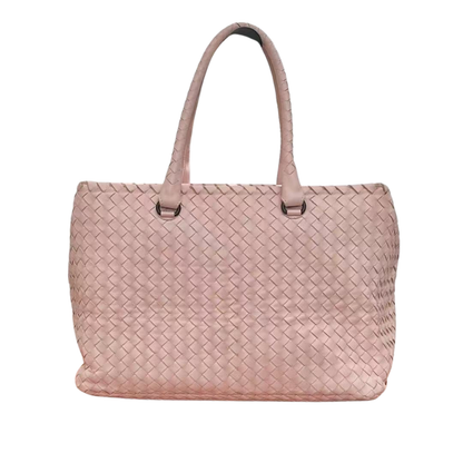Pre-Owned Bottega Veneta Pink Intrecciato Tote Bag SZ3062607315910