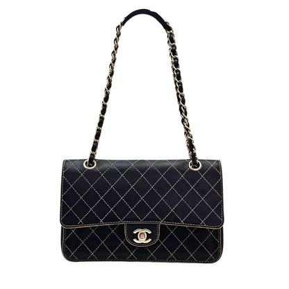 Pre-Owned Chanel Wild Stitch Flap Bag (also known as Surpique) Flap Bag SZ3062604203366