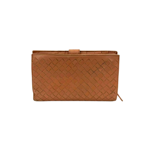 Pre-Owned Bottega Veneta Intrecciato French Continental Long Wallet N23875732