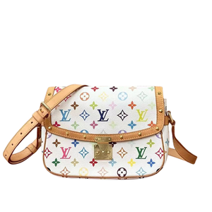 Pre-Owned Louis Vuitton x Takashi Murakami Monogram Multicolore Sologne Bag (Model: M92661) SZ6022607275382