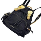 Pre-Owned Burberry Nylon Medium Rucksack Runway Backpack in Black and Gold SZ3022604111648