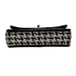 Pre-Owned CHANEL Classic Flap Medium Houndstooth Woven Bag SZ3072606264589