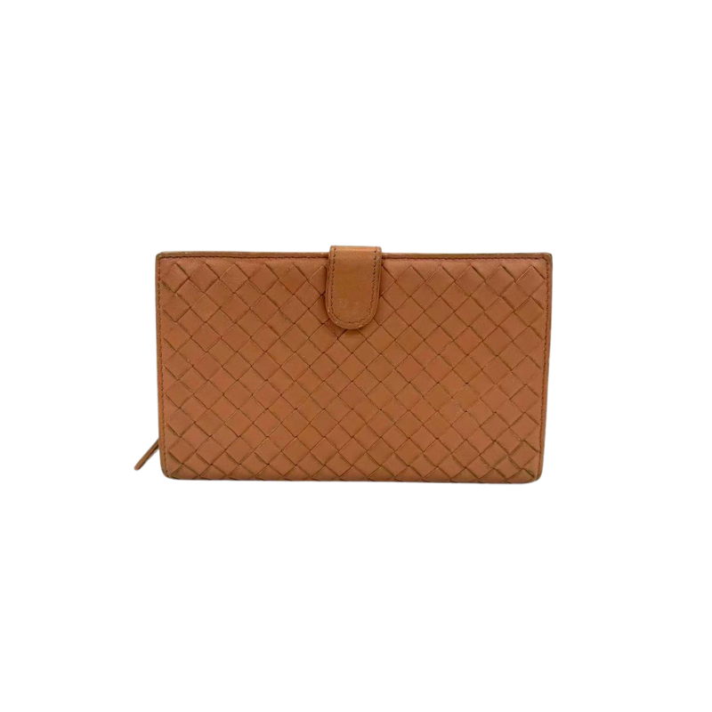 Pre-Owned Bottega Veneta Intrecciato French Continental Long Wallet N23875732