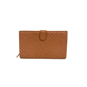 Pre-Owned Bottega Veneta Intrecciato French Continental Long Wallet N23875732