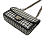 Pre-Owned CHANEL Classic Flap Medium Houndstooth Woven Bag SZ3072606264589