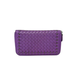 Pre-Owned Bottega Veneta Intrecciato Studded Zip-Around Wallet N22021343
