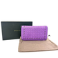 Pre-Owned Bottega Veneta Intrecciato Studded Zip-Around Wallet N22021343