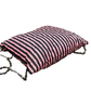 Pre-Owned CHANEL Black & Pink Striped Gold-Hardware "Coco Beach" Tote SZ3072603254704