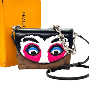 Pre-Owned  Louis Vuitton x Kansai Yamamoto Limited Edition Kabuki Mask Pochette Twist Bag SZ6042607275367