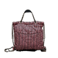 Pre-Owned CHANEL Black & Pink Striped Gold-Hardware "Coco Beach" Tote SZ3072603254704