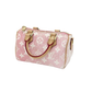 Pre-Owned Louis Vuitton Nano Speedy Pink Denim Jacquard Handbag SZ3022604050819