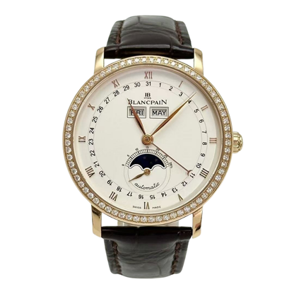 Pre-Owned Blancpain Villeret Chronographe Monopoussoir Quantième Complet (Reference number:&nbsp;⁠6685-1127-55B) SZX56260406001