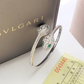 Pre-Owned BVLGARI Serpenti Seduttori White Gold Double-Headed Bracelet SZ3042606234048