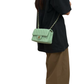 Pre-Owned CHANEL Mint Green Gold-Hardware CF "Big Mini" Shoulder/Crossbody Bag SZ6042607204204