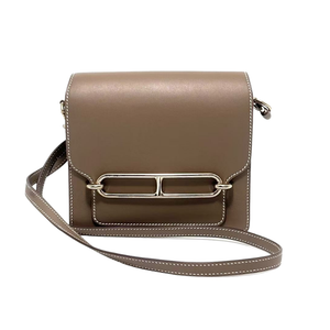 Pre-Owned Hermès Mini Roulis 18 in Étoupe (Elephant Grey) SZ3102607214363