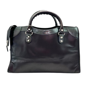 Pre-Owned  BALENCIAGA Limited Edition City Series Medium Patchwork Leather Motorcycle Bag SZ3022603173034