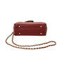 Pre-Owned CHANEL 24A Quilted Mini "Cocodoc" Top Handle Bag Honey Caramel Brown shade SZ3072607132665