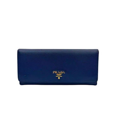 Pre-Owned Prada Saffiano Leather Continental Long Wallet N23883874