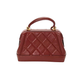 Pre-Owned CHANEL 24A Quilted Mini "Cocodoc" Top Handle Bag Honey Caramel Brown shade SZ3072607132665