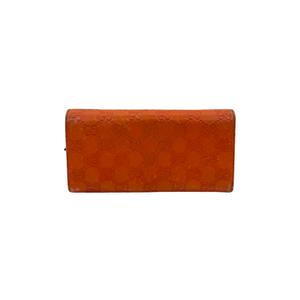 Pre-Owned Gucci Guccissima Dice Long Continental Flap Wallet N23860932
