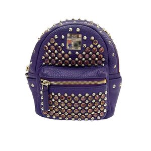 Pre-Owned MCM Stark Mini Studded Backpack N23993877