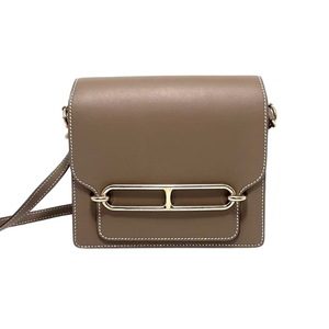 Pre-Owned Hermès Mini Roulis 18 in Étoupe (Elephant Grey) SZ3102607214363