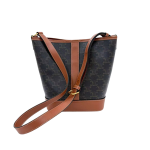 Pre-Owned  CELINE Small Bucket Bag in Triomphe Canvas N23915352