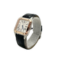 Pre-Owned Cartier Santos-Dumont watch in a sleek, two-tone stainless steel and 18K rose gold execution SZ5102607234789