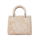 Pre-Owned DIOR Medium Ivory Tweed Pearl Lady Dior SZ3022606040497