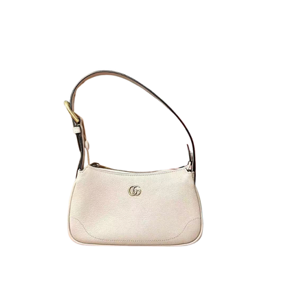 Pre-Owned Gucci Aphrodite Mini Shoulder Bag in off-white SZ3112608040505
